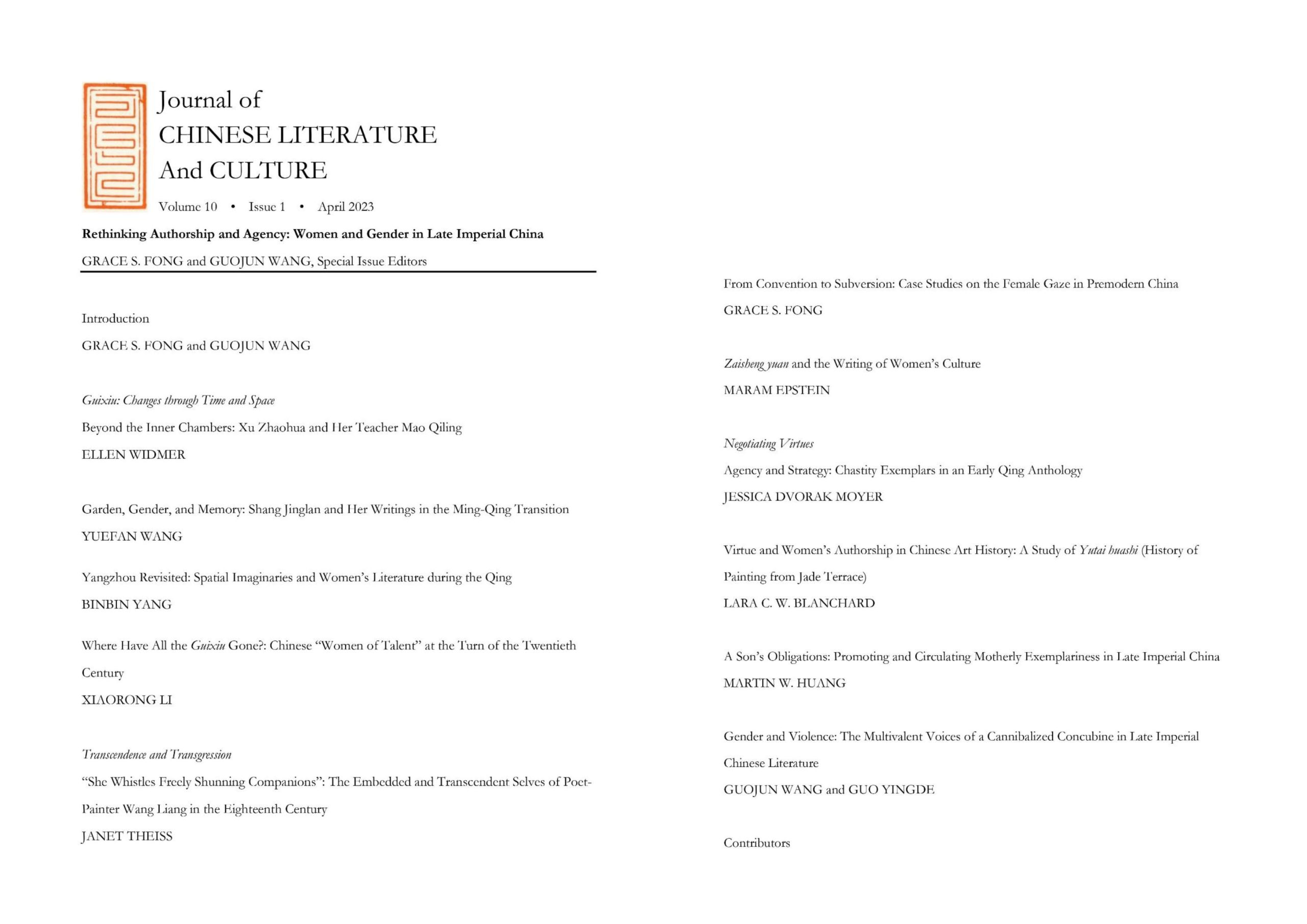 TOC for JCLC 10.1